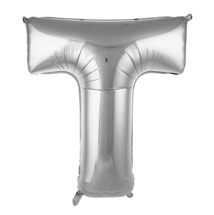 Folyo Balon Gümüş T 34 İnç 76 Cm